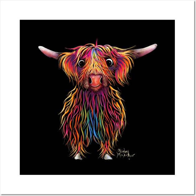 HiGHLaND CoW PRiNT SCoTTiSH ' JiMMY ' BY SHiRLeY MacARTHuR Wall Art by ShirleyMac